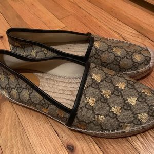 COPY - Gucci GG Supreme bees Espadrilles